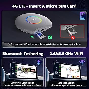 Amazon.com: ATOTOZONE CB6 CarPlay AI Box & Android AI Box